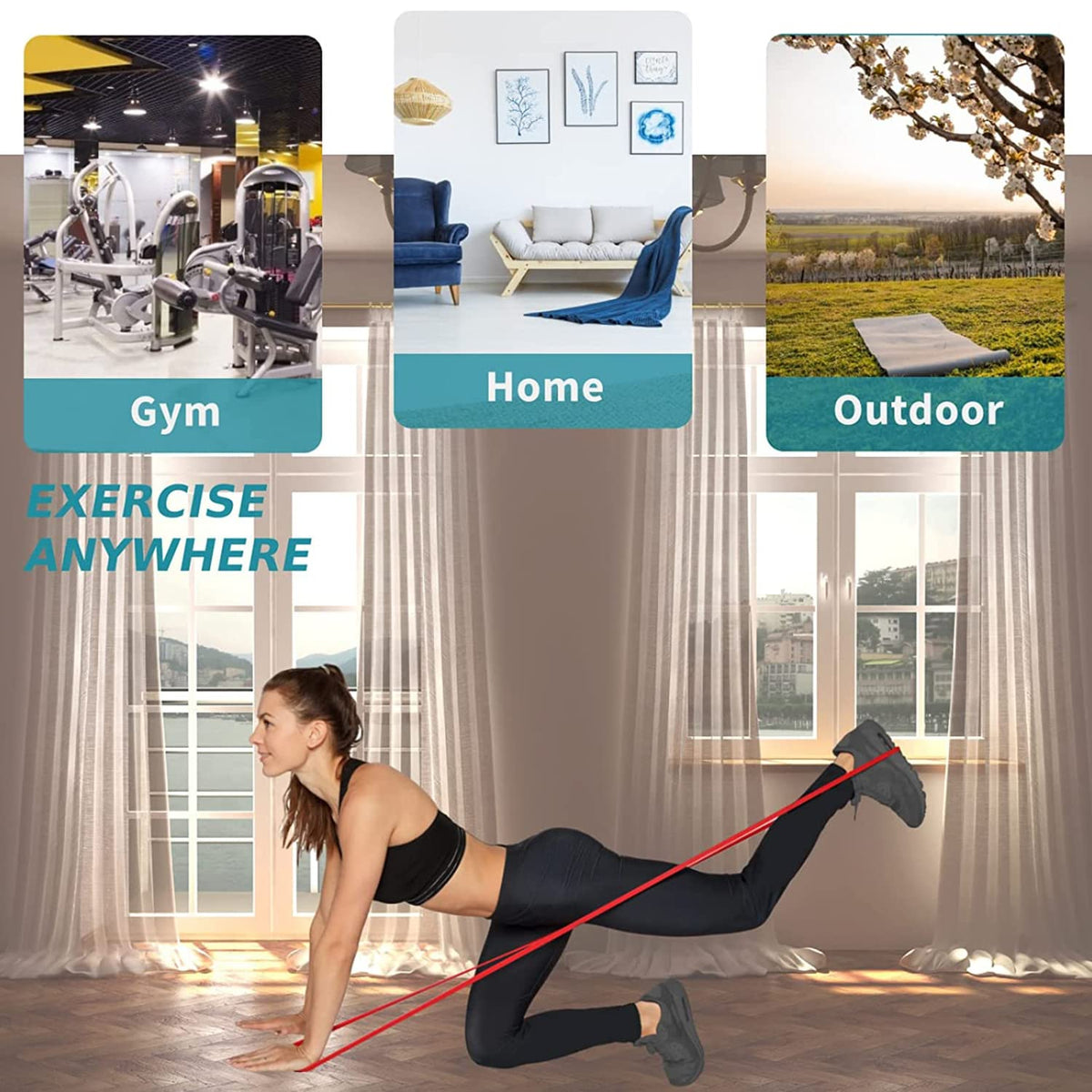 Heavy-duty Resistance Exercise Band  208013 Mm